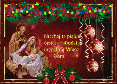 Niech te święta radością wypełnią Wasz dom